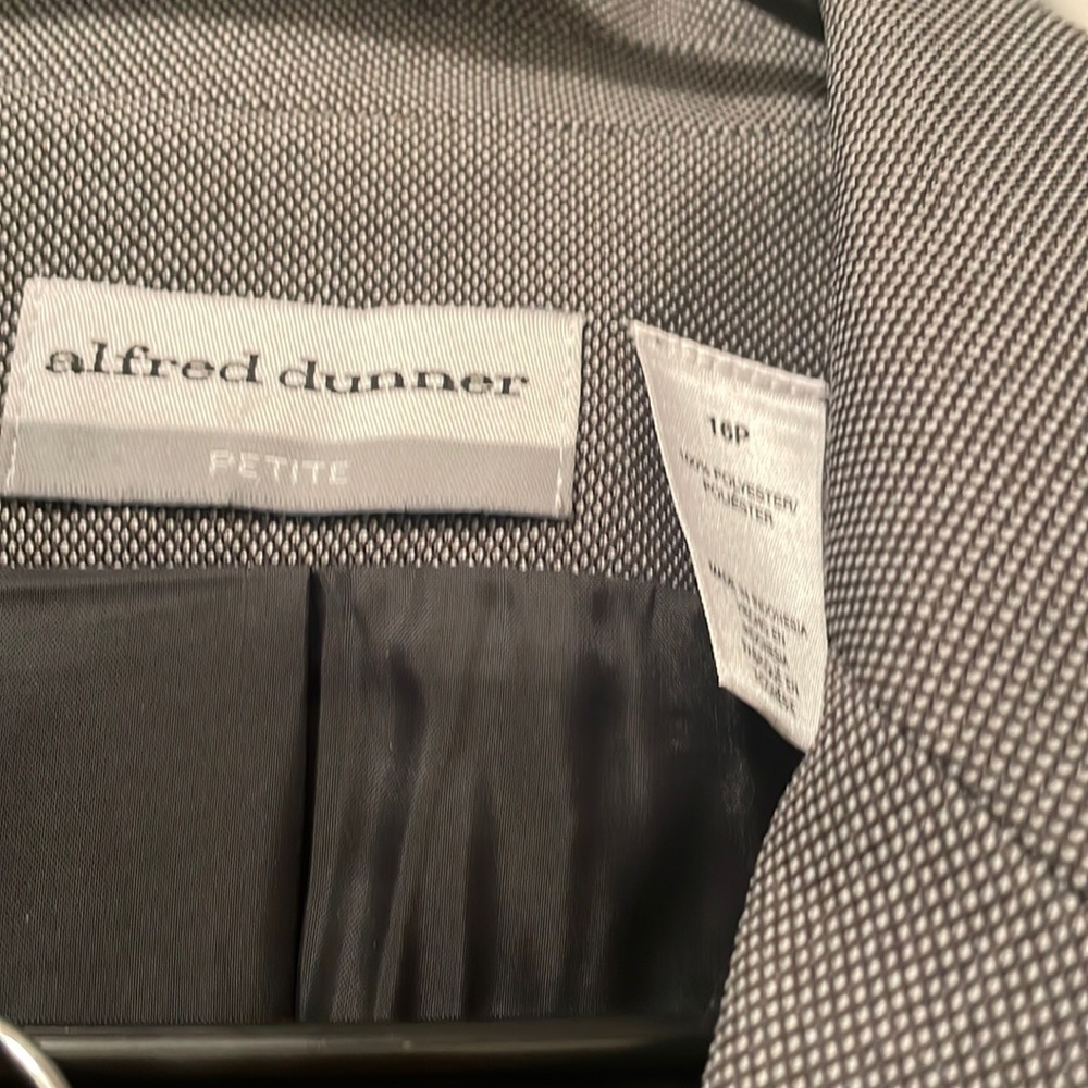 Women’s petite grey suit